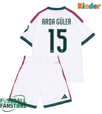 Real Madrid Arda Guler #15 Replik Heimtrikot Kinder 2026-27 Kurzarm (+ Kurze Hosen)